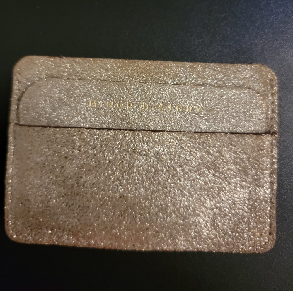 Minor History Gold Cardholder Wallet
